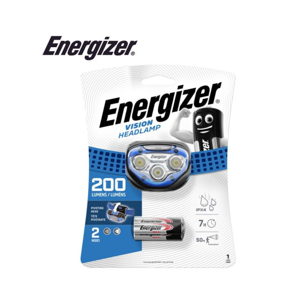 Energizer 200Lum Vision Headlight Blue