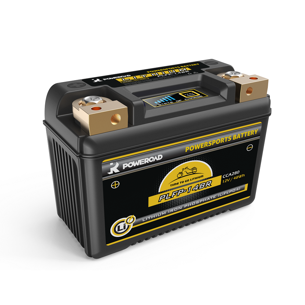 Powerroad 12V 4Ah Motorcycle Lithium Ion Battery Lhp
