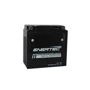 Enertec 12V 14Ah Motorcycle Agm Battery Rhp 14LBS